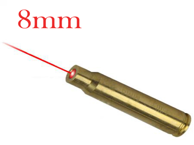 632-650nm 8mm Mauser Rifle Cartridge Laser Bore Sighter/Boresight