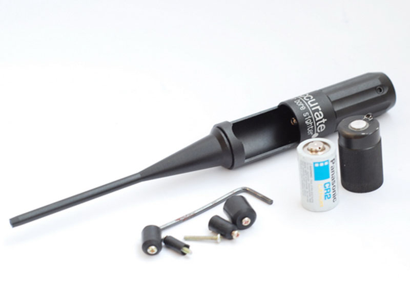 650nm Green Dot K.O laser bore sighter .22 to .50 caliber