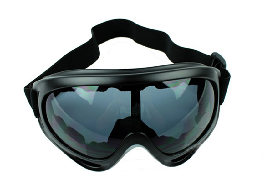 Super Outdoor Sports Ski Snowboard Skate UV400 anti-impact WG games Goggles Glasses Black