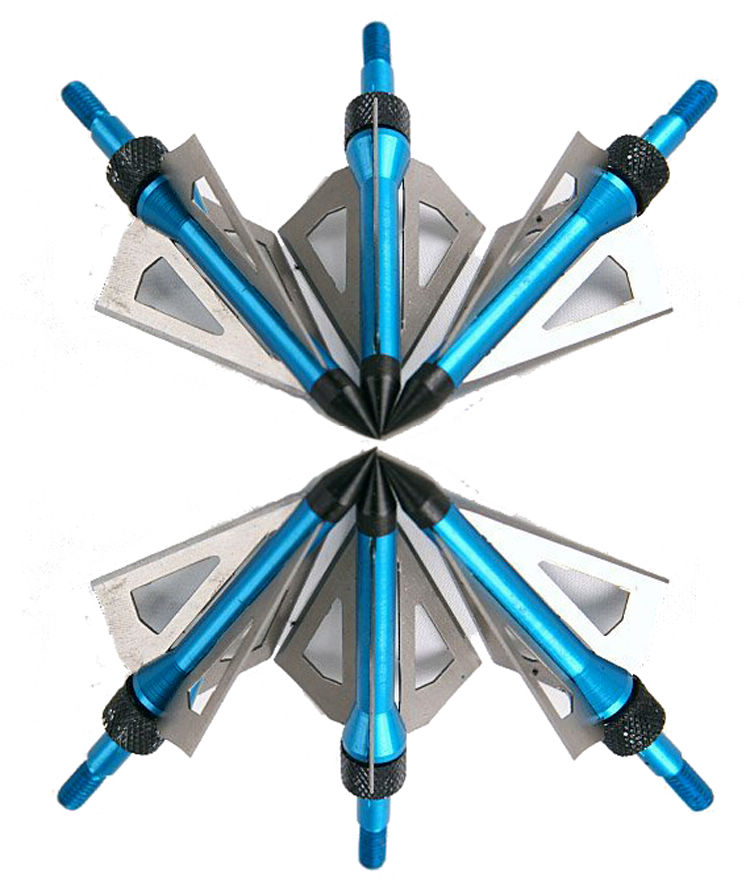100GR 3-blades aftershock hunting arrow broadheads