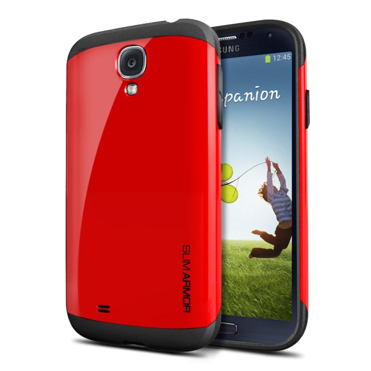 New Colorful SLIM ARMOR Series Case Cover For Red Samsung Galaxy S4 I9500