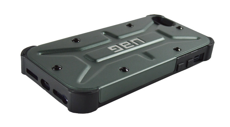 Inspired Urban Armor Gear Composite Hybrid Metal TPU Case For iPhone 5 5G